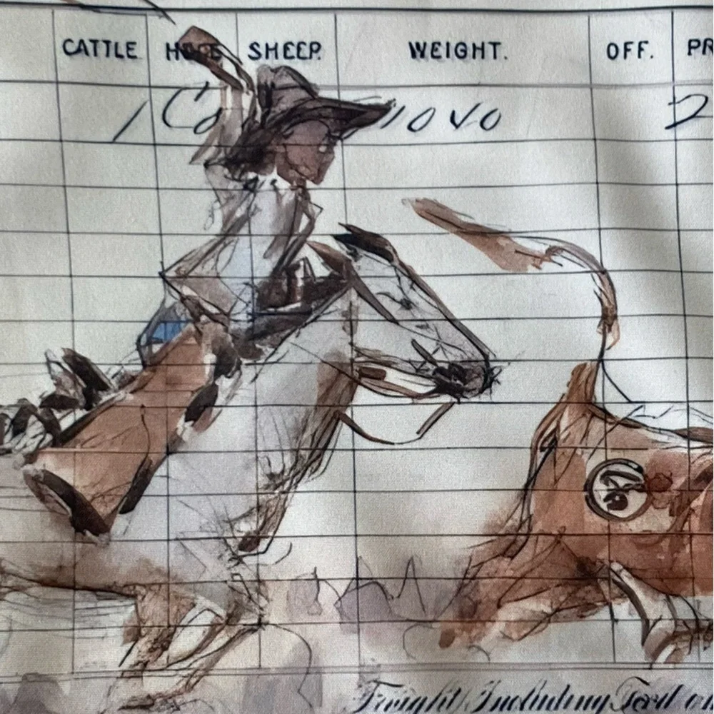 Western Cowboy Accent Decorative Pillowcases 17x17 | Ranch Farm Wild West Decor